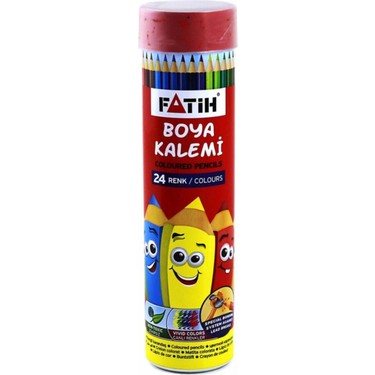 KURUBOYA 24 RENK METAL TÜP TAM BOY FATİH-FA33224KB24RTB