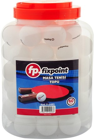 MASA TENİSİ BEYAZ RENK 60 LI PK FIXPOINT-P0483