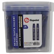 BEYAZ TAHTA KALEMİ KARTUŞU REFİL MAVİ 36 LI PK FIXPOINT-P9922