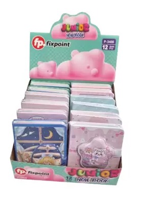 NOT DEFTERİ PUFFY KAPAKLI KÜÇÜK 128 YP FIXPOINT-P3486