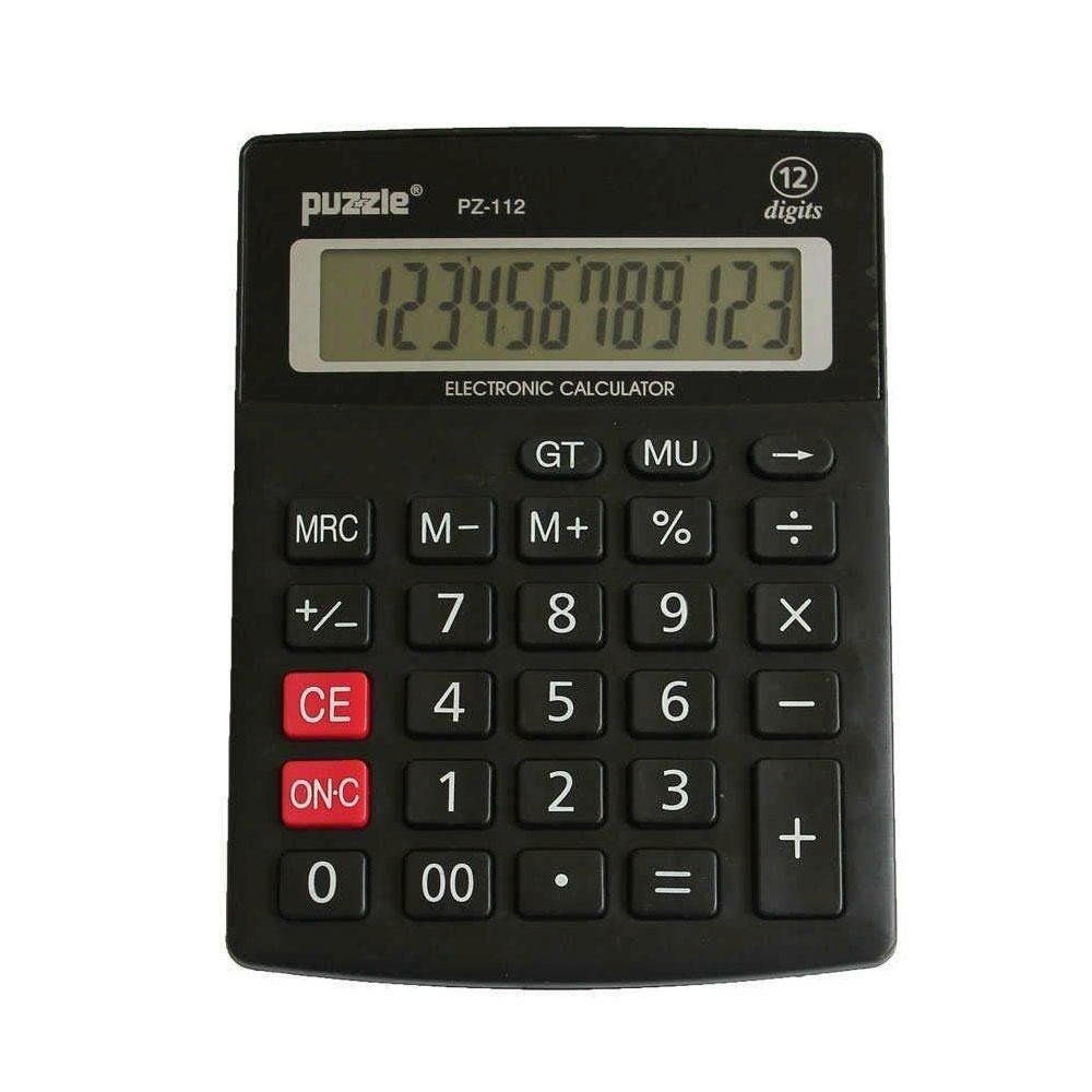 PUZZLE HESAP MAKİNASI 12 HANE PZ-112