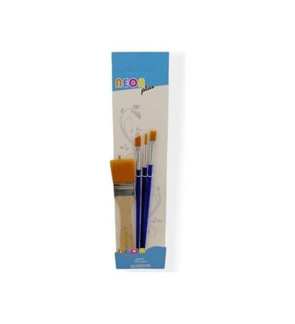 NEON FIRÇA SETİ 4 LÜ VEGA-HKD143