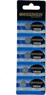 PARAPİL CR1216 5 Lİ KARTELA 3 VOLT WILKINSON-0011