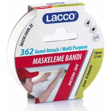 MASKELEME BANDI 18 MM 25 MT LACCO-362