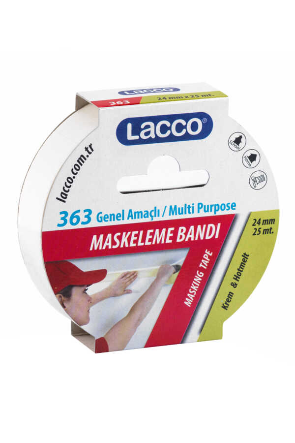 MASKELEME BANDI 24 MM 25 MT LACCO-363