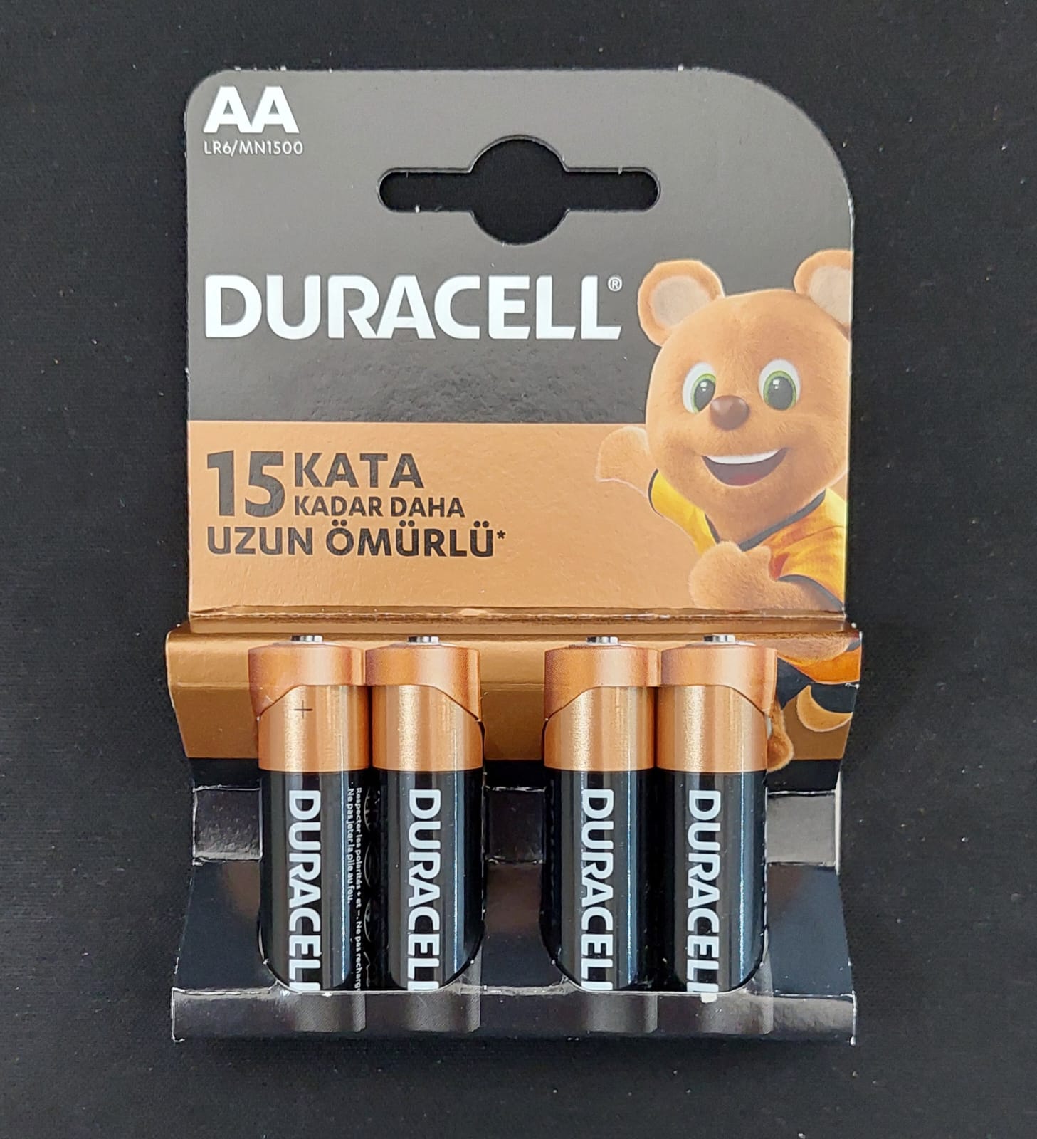 ALKALİN KALEM PİL İNCE AAA 4 LÜ KARTELA 2A4 DURACELL-