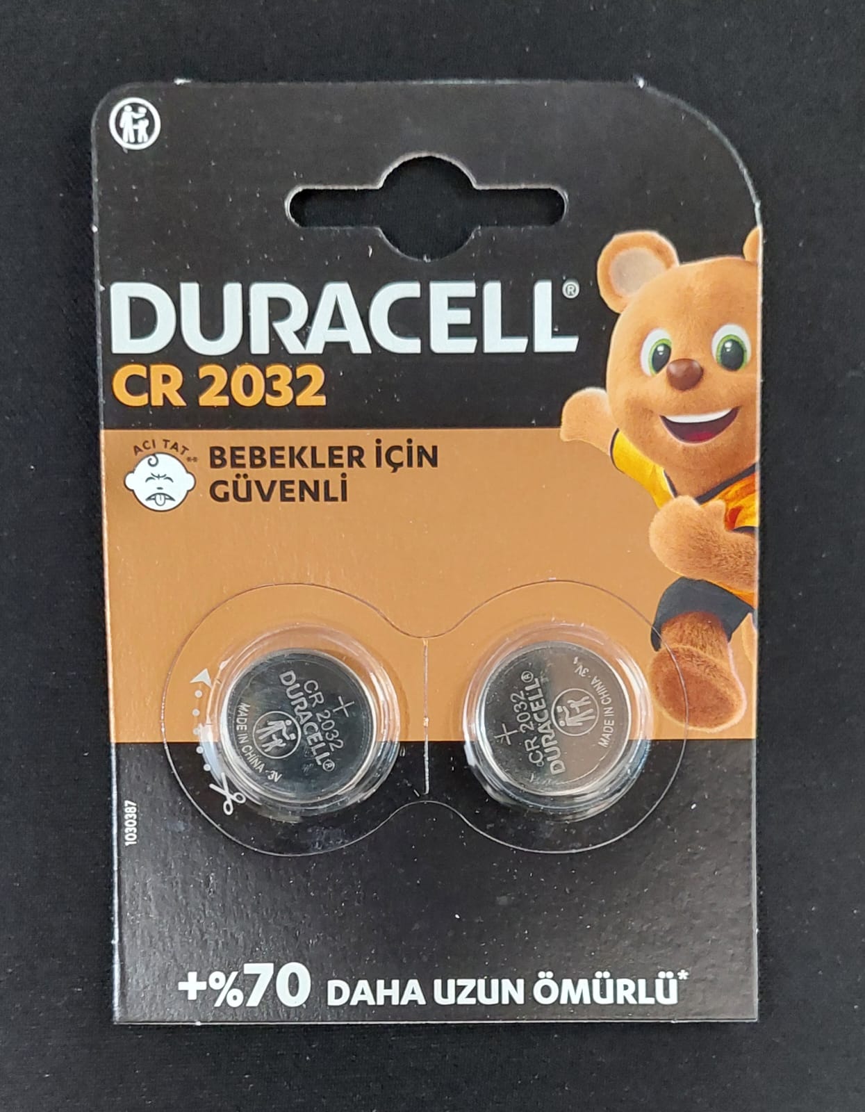 LİTYUM DÜĞME PİL 3 VOLT 2 Lİ 2032 PK DURACELL-DP20322