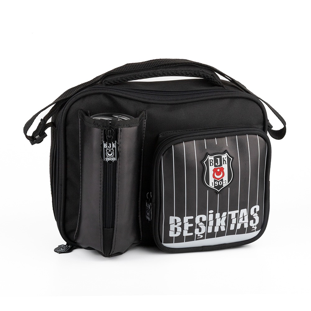 BEŞİKTAŞ ME TEAM İNCE ÇUBUK DESENLİ SUNİ DERİ BESLENME ÇANTASI - 25354 - ME ÇANTA