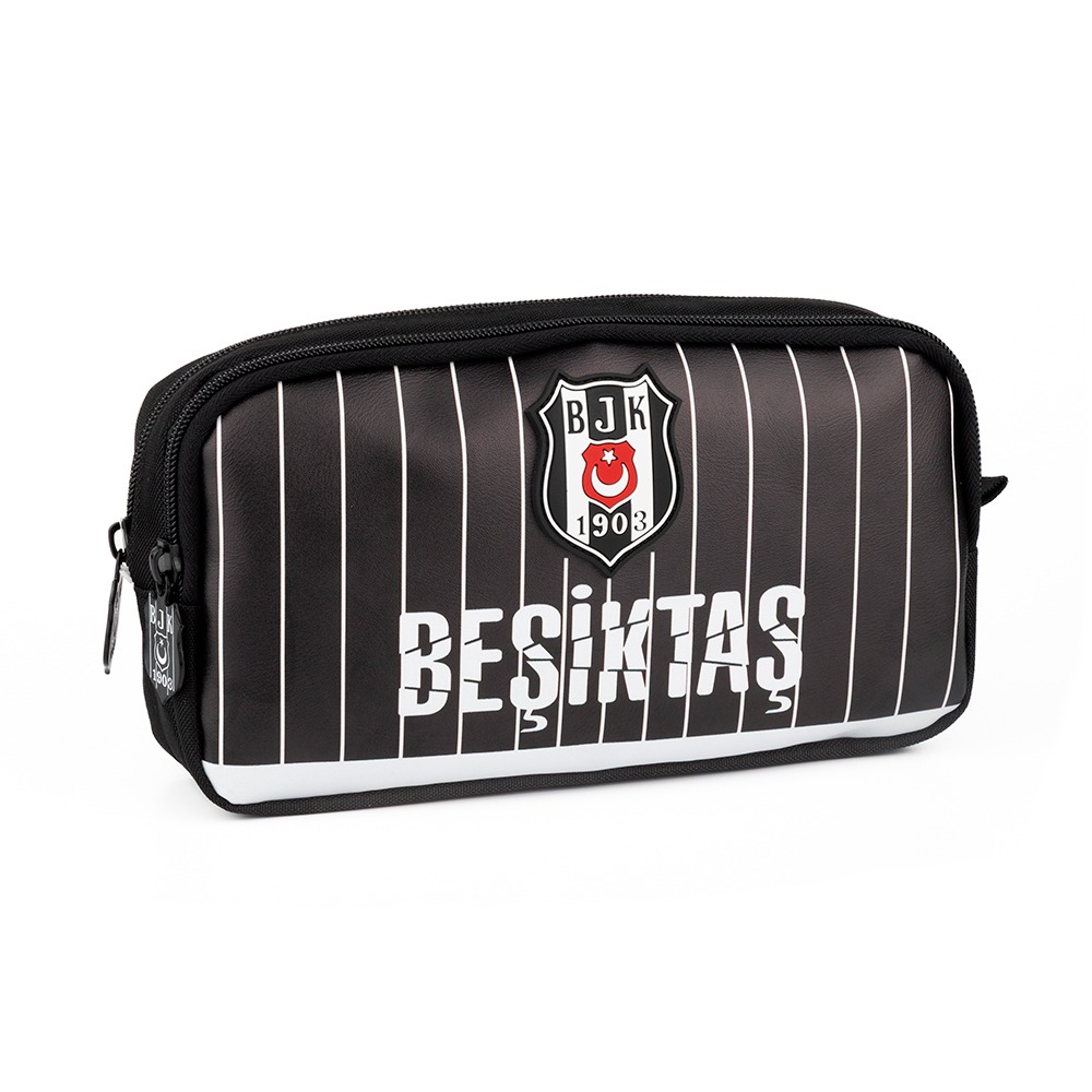 BEŞİKTAŞ ME TEAM İNCE ÇUBUK DESENLİ SUNİ DERİ KALEM ÇANTASI - 25355 - ME ÇANTA