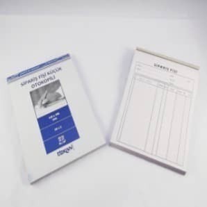 SİPARİŞ FİŞİ NO 3 OTOKOPİLİ 50X2 NÜSHA ÖZKAN-G0207