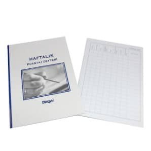 PUANTAJ DEFTERİ HAFTALIK 12 Lİ PK ÖZKAN-G0337