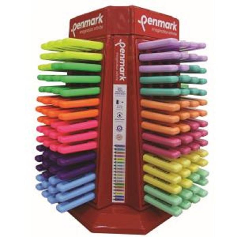 FOSFORLU KALEM NEON RENKLER 60 LI STAND PENMARK-HS50560N