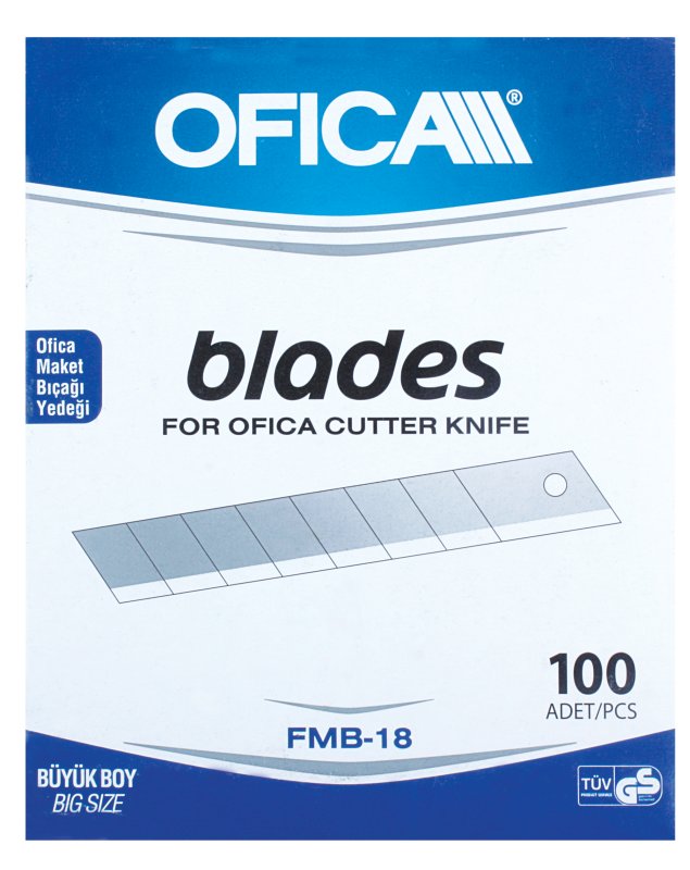 OFICA MAKET BIÇAĞI YEDEĞİ 10 LU PK SÜDOR-FMB18