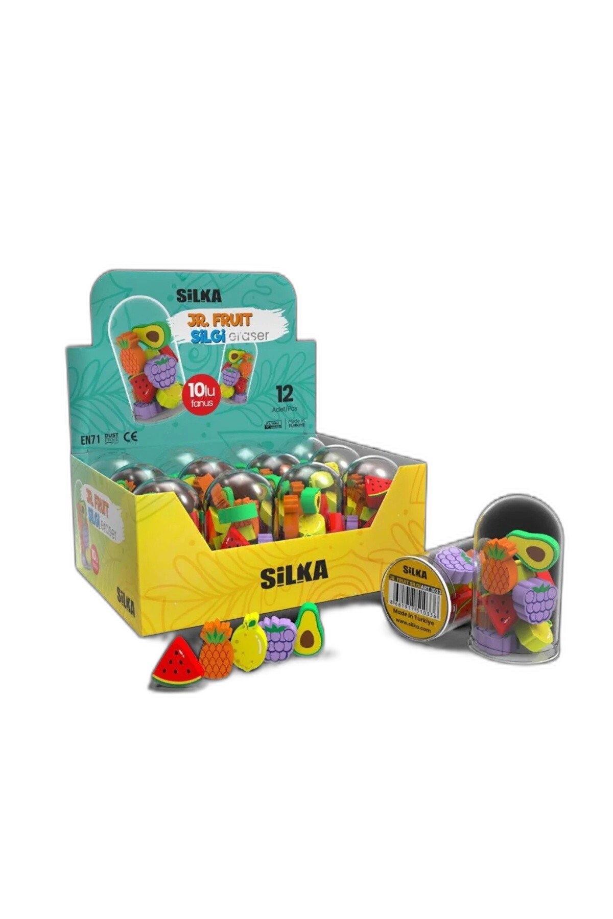 JR FRUİT SİLGİ 12 Lİ PK SİLKA-ART1033