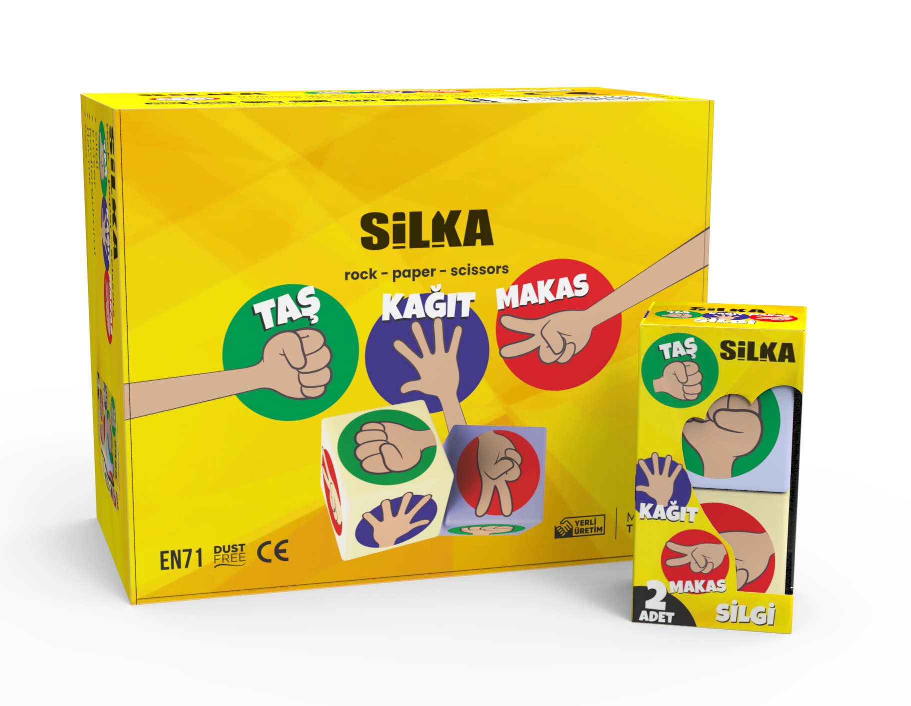 TAŞ KAĞIT MAKAS SİLKA-ART1039