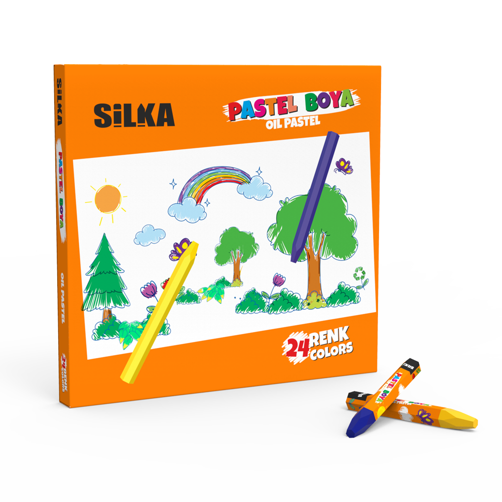 PASTEL BOYA 24 RENK SİLKA-ART1105