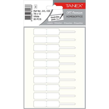 KUYUMCU ETİKETİ  78X12 MM TANEX - JVL1031003