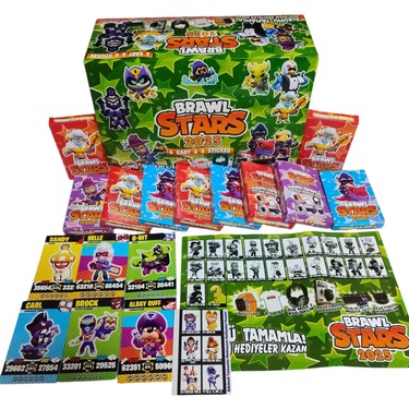 BRAWL STARS KART 24 LÜ PSTL-0036