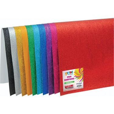 PUTİ SİMLİ FON KARTONU KARIŞIK RENK 50X70 CM 25 Lİ PK VİVA-2502