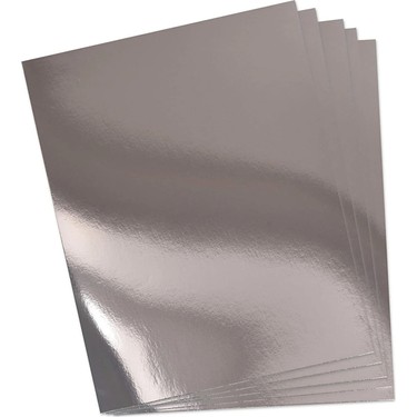 PUTİ METALİK FON KARTONU GÜMÜŞ 50X70 CM 25 Lİ PK VİVA-5497
