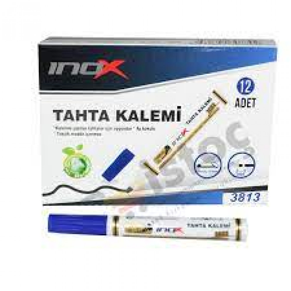 INOX TAHTA KALEMİ MAVİ VİVA-3813