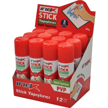 INOX STICK YAPIŞTIRICI 36 GR 12 Lİ PK VİVA-04877
