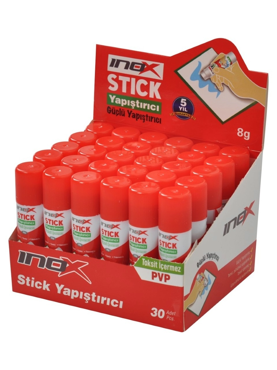 INOX STICK YAPIŞTIRICI 8 GR 30 LU PK VİVA-04938