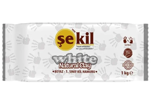 SERAMİK KİLİ BEYAZ 1000 GR ŞEKİL-0005