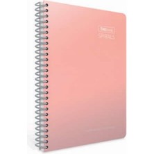 ÇİZGİLİ DEFTER SPİRALLİ SERT KAPAK 17X24 CM 100 YP MCOLOR-0012