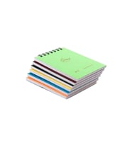 BLOKNOT 9X13 CM SPİRALLİ PP KAPAK 24 LÜ PK MCOLOR-0015